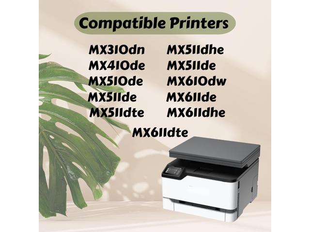 60F1000 / 60F1H00 Compatible Toner Cartridge for 601H for Lexmark MX310dn MX410de MX510de MX511de MX511dte MX511dhe MX511de MX610dw MX611de...