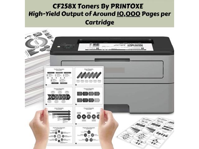 With Chip CF258X Compatible 58X High Yield Version of CF258A / 58A for HP LaserJet Pro M304 M304a M305d M305dn M404d M404n 404dn 404dw and MFP...
