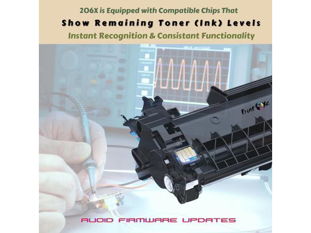 With Chip W2112X / 206X Compatible Yellow High Yield Laser Toner Cartridge of 206A W2112A for HP M255dw M255nw M255dn and MFP M282nw M283cdw...