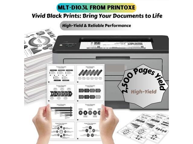 MLT-D103L Compatible 4 Toner Cartridges D103L for SAMSUNG ML 2950 2951 2950ND 2951D 2955 2955ND 2955DW 2956DW 2956ND and SCX 4729 4729FD 4729FW...