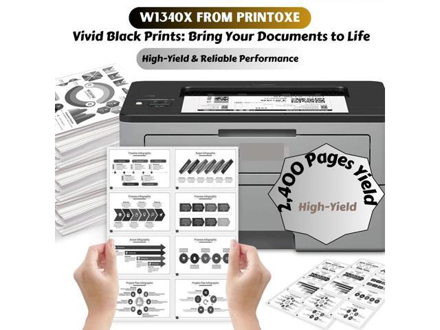 PRINTOXE W1340X with Chip Compatible Laser Toner 134X High Yield W1340A / 134A for For HP LaserJet MFP M232d M232dw M232dwc M232sdn M232sdw M233d...