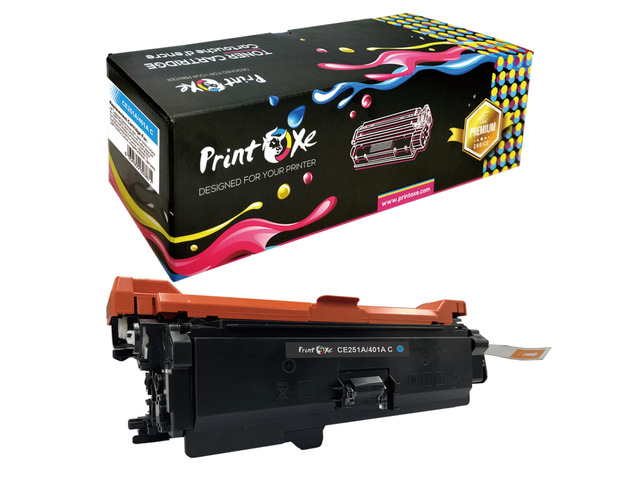 504X Compatible CE251A for HP Cyan (Blue) Toner Cartridge for Color Laserjet CP3525 CP3525N CP3525DN CP3525X CM3530 CM3530TS & Canon LBP7780Cx...