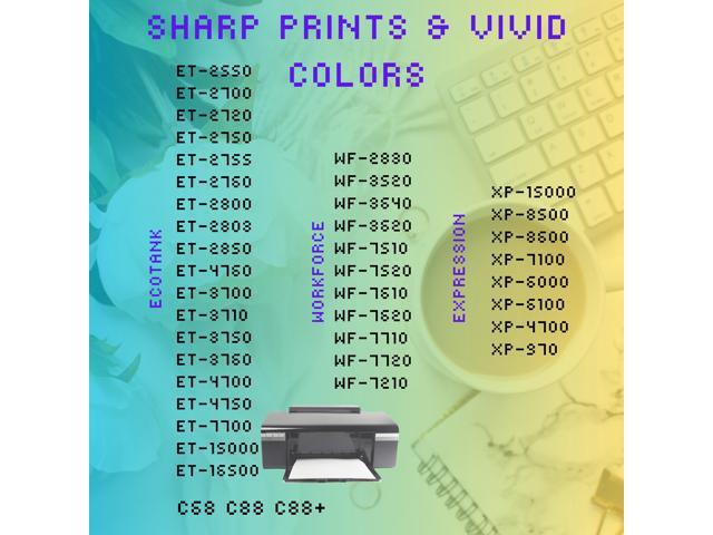 Sublimation Ink 5 Refill Bottles (Set+Black) Universal Use Each Bottle 250ML For Printers Clothing and Many Others