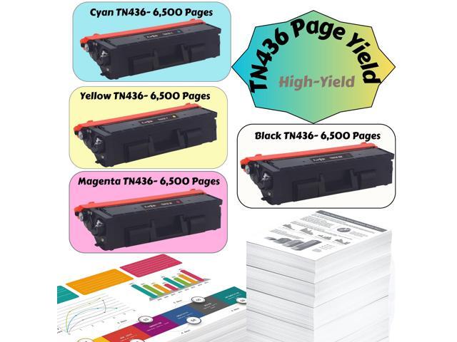 TN436 Compatible Set+ BK of 5 Compatible Toners TN 436 HY of TN 433 for Brother HL-L8260CDW L8360CDW L8360CDWT L9310CDW(T) MFC-L8900CDW L9570CDW...