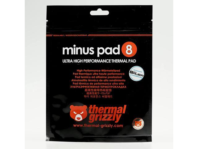 Thermopad Thermal Grizzly Minus Pad 8 120x20x1.5mm- Silicone, Self-Adhesive, Thermally Conductive Thermal Pad - Conducts Heat and Cools The Heating.