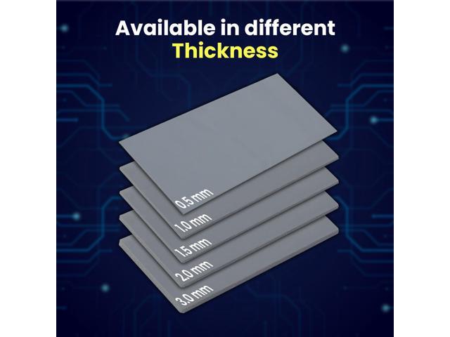 Gelid Solutions GP-Extreme 12W-Thermal Pad 80x40x3.0mm. Excellent Heat Conduction, Ideal Gap Filler. Easy Installation - 1 Pack