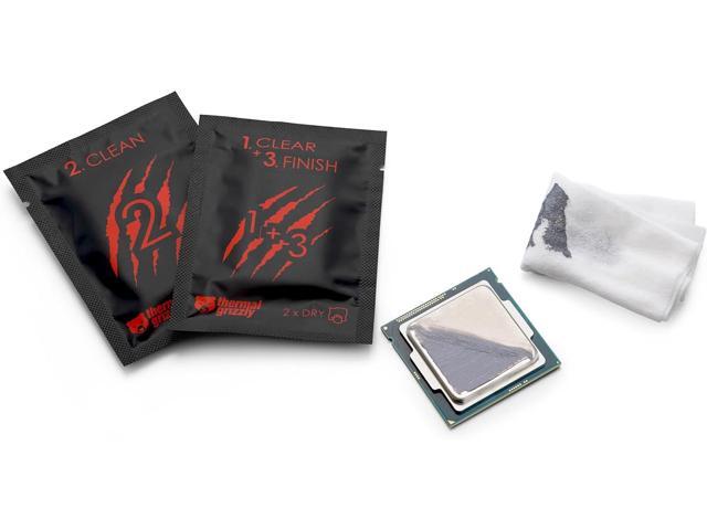 Thermal Grizzly Kryonaut - 1 Gram - Extremely High Performance Thermal Paste + 12 Cleaning Wipes 6 Wet & 6 Dry - for Demanding Applications and...
