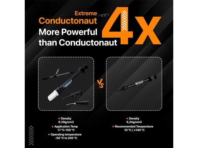 Thermal Grizzly Conductonaut Extreme Thermal Grease - 1 Gram Liquid Metal Thermal Paste for Cooling The CPU, GPU (Conductonaut Extreme 1g Combo)...