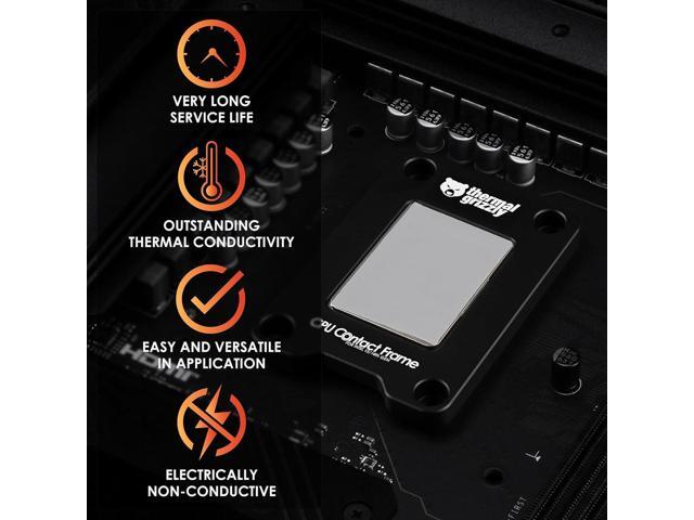 Thermal Grizzly - PhaseSheet PTM (50x40mm)- High Performance Thermal pad with Phase Change Material Durable, not electrically Conductive for...