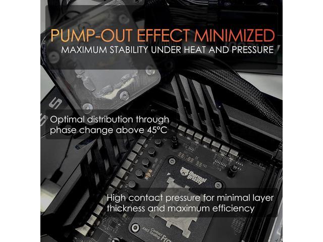 Thermal Grizzly - PhaseSheet PTM (50x40mm)- High Performance Thermal pad with Phase Change Material Durable, not electrically Conductive for...
