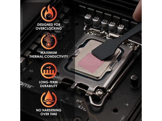 Thermal Grizzly Kryonaut Extreme - 2 Gram - Extremely High Performance Thermal Paste with 12 Cleaning Wipes 6 Wet & 6 Dry- for Maximum Thermal...