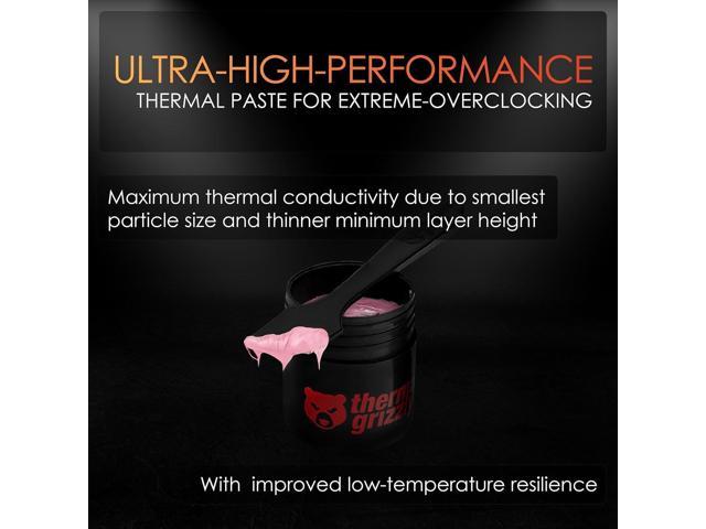 Thermal Grizzly Kryonaut Extreme - 2 Gram - Extremely High Performance Thermal Paste with 12 Cleaning Wipes 6 Wet & 6 Dry- for Maximum Thermal...