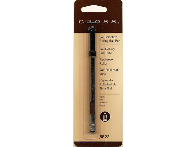 Cross Refills for Selectip Gel Roller Ball Pen Medium Black Ink 8523