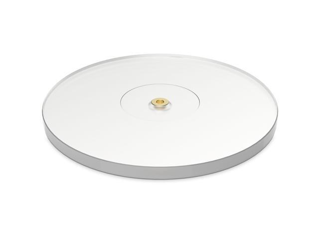 Fluance High Density Frosted Acrylic Platter For Fluance Reference Turntables RT82/RT83/RT84/RT85, includes HiFi Vinyl Record Weight 760 gram Steel...