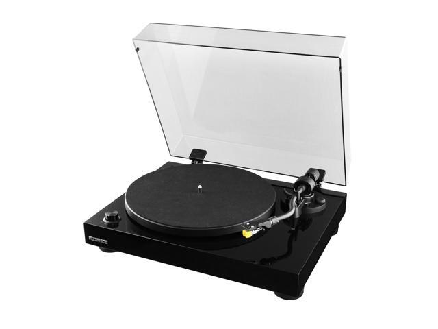 Fluance RT80 Classic High Fidelity Vinyl Turntable Record Player featuring Audio Technica AT91, Belt Drive, Built-in Preamp with Record Weight and...