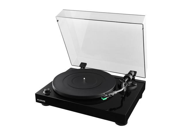 Fluance RT81 Elite High Fidelity Vinyl Turntable (Piano Black) with Ai81 Powered 2-Way Floorstanding Speakers (Black Ash) Diamond Stylus, Belt...