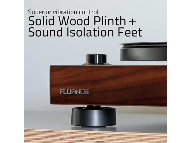 Fluance RT81 Vinyl Turntable Record Player, Audio Technica AT95E Cartridge, and Ri91 Powered Floorstanding Speakers