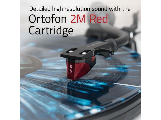 Fluance RT83 Reference High Fidelity Vinyl Turntable Record Player with Ortofon 2M Red Cartridge, Speed Control Motor, High Mass MDF Wood Plinth,...