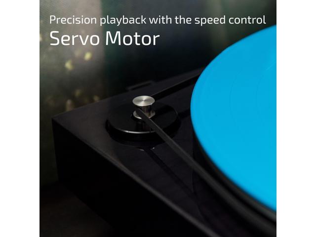 Fluance RT84 Reference High Fidelity Vinyl Turntable Record Player with Ortofon 2M Blue Cartridge, Speed Control Motor, Record Weight, 3 in 1...