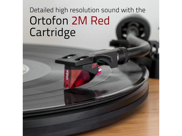 Fluance RT83 Reference High Fidelity Vinyl Turntable Record Player with Ortofon 2M Red Cartridge, Speed Control Motor, Record Weight, 3 in 1 Stylus...