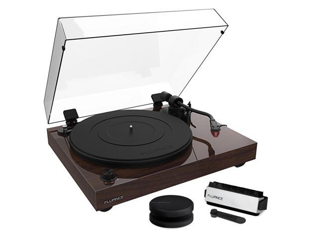 Fluance RT83 Reference High Fidelity Vinyl Turntable Record Player with Ortofon 2M Red Cartridge, Speed Control Motor, Record Weight, 3 in 1 Stylus...