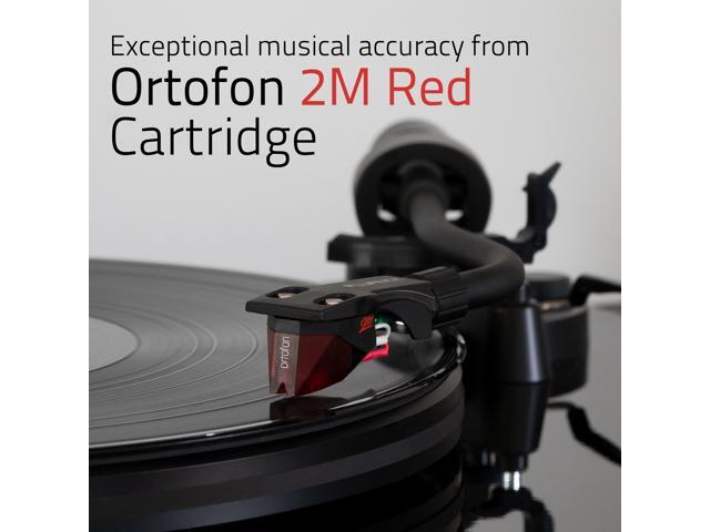 Fluance RT83 Reference High Fidelity Vinyl Turntable Record Player with Ortofon 2M Red Cartridge, Speed Control Motor, Record Weight, 3 in 1 Stylus...