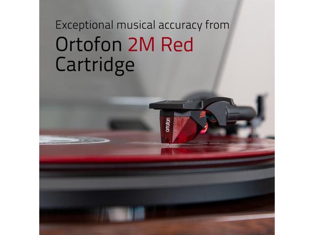 Fluance RT83 Reference High Fidelity Vinyl Turntable Record Player with Ortofon 2M Red Cartridge, Speed Control Motor, Record Weight, 3 in 1 Stylus...