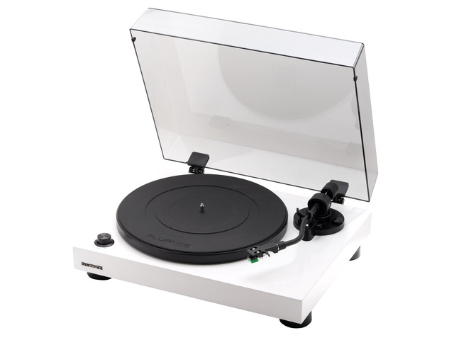 Fluance RT81 Elite High Fidelity Vinyl Turntable (White) with Ai61 Powered 6.5' Stereo Bookshelf Speakers (Lucky Bamboo), Diamond Stylus, Belt...