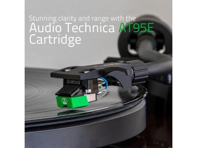Fluance RT81 Elite High Fidelity Vinyl Turntable Record Player featuring Audio Technica AT95E, Belt Drive, Built-in Preamp with Record Weight and 3...