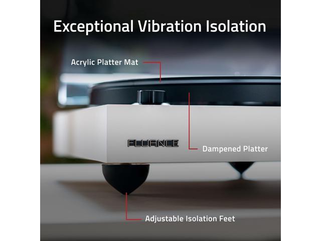 Fluance RT81+ Turntable (Walnut) and Ai81 Tower Speakers (White Walnut) Bundle: High Fidelity Vinyl Playback & Powerful Stereo Sound, Integrated...
