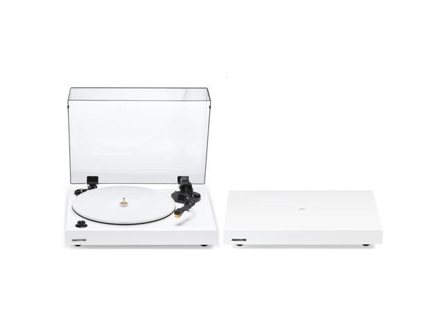 Fluance RT85N Reference High Fidelity Vinyl Turntable Record Player with Nagaoka MP-110 Cartridge And Anti-Vibration Wood Isolation Base - Piano White