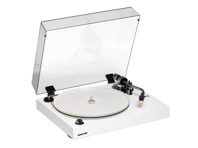 Fluance RT85N Reference High Fidelity Vinyl Turntable Record Player with Nagaoka MP-110 Cartridge And Anti-Vibration Wood Isolation Base - Piano White