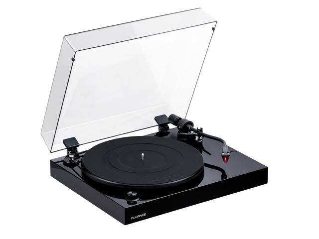 Fluance RT83 Reference High Fidelity Vinyl Turntable Record Player with Ortofon 2M Red Cartridge, Speed Control Motor, Record Weight, 3 in 1 Stylus...