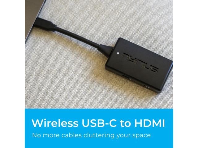 Nyrius Orion Prime Wireless USB-C to HDMI Video Transmitter & Receiver Plug & Play Extender Stream Full HD 1080p up to 150ft from PC Laptop Mobile Phone Tablet to a TV or Projector (TDD21) - image 2