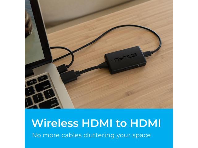 Nyrius Orion Prime Wireless HDMI-to-HDMI Video Transmitter & Receiver Plug & Play Extender Stream Full HD 1080p up to 150ft from PC Laptop Cable/Satellite Box to a TV or Projector (TDD20) - image 2
