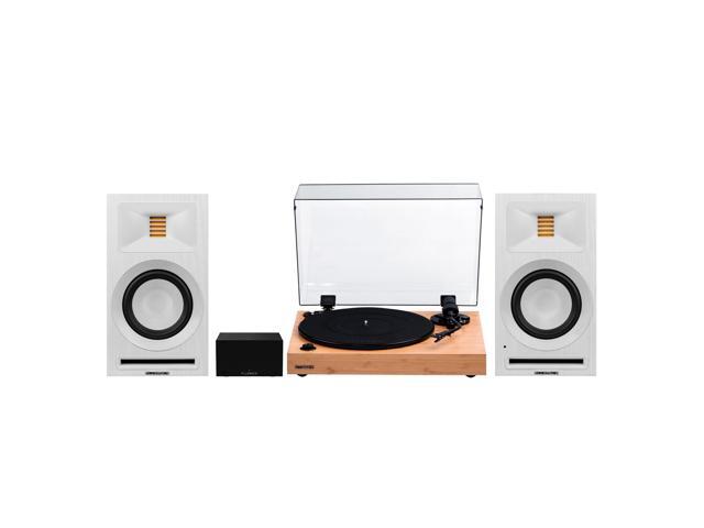 Fluance RT82 Vinyl Turntable Record Player, Ortofon OM 10 Cartridge, Ri71 Powered Bookshelf Speakers, PA10 Preamp