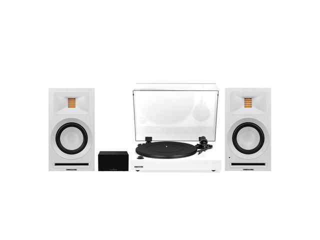 Fluance RT82 Vinyl Turntable Record Player, Ortofon OM 10 Cartridge, Ri71 Powered Bookshelf Speakers, PA10 Preamp