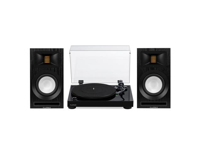 Fluance RT81 Vinyl Turntable Record Player, Audio Technica AT95E Cartridge, and Ri71 Powered Bookshelf Speakers