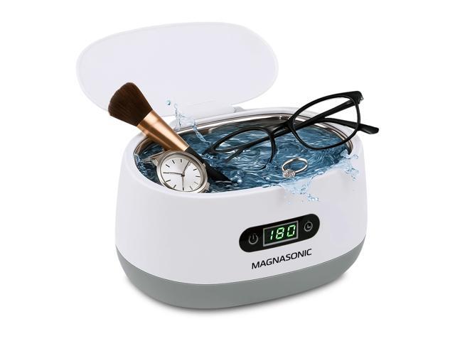 Magnasonic Ultrasonic Cleaner - 20oz Tank Ultrasonic Jewelry Cleaner & Ultrasonic Retainer Cleaner, Digital Timer, 5 Cleaning Modes for Glasses,...