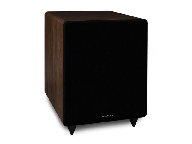 Fluance DB10W 10-inch Low Frequency Powered Subwoofer for Home Theater (Natural Walnut) - image 4