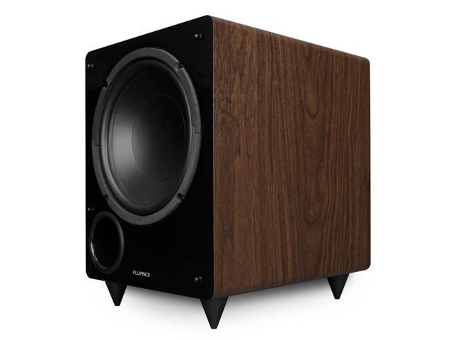 Fluance DB10W 10-inch Low Frequency Powered Subwoofer for Home Theater (Natural Walnut) - image 3
