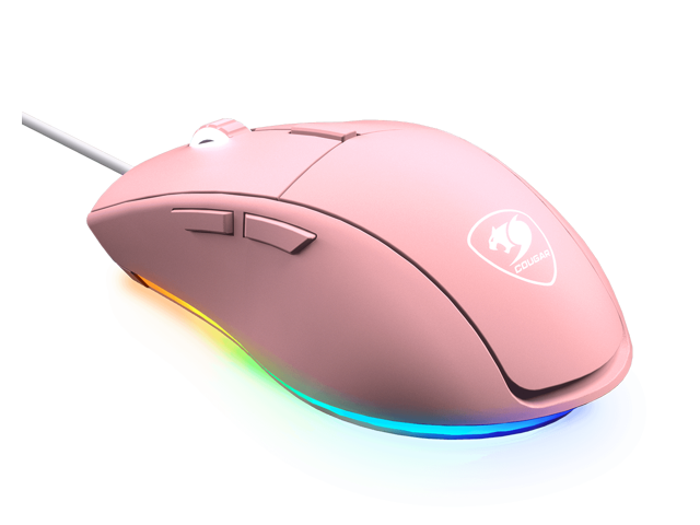 Cougar Minos XT Pink Gaming Mouse with RGB Lighting and ADNS-3050 Optical Gaming Senso
