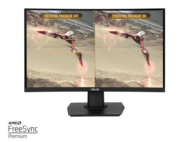 ASUS TUF GAMING VG24VQE 23.6IN 1080P FULL HDASUS TUF Gaming VG24VQE 23.6 Curved Monitor, 1080P Full HD, 165Hz (Supports 144Hz), 1ms, Extreme Low...