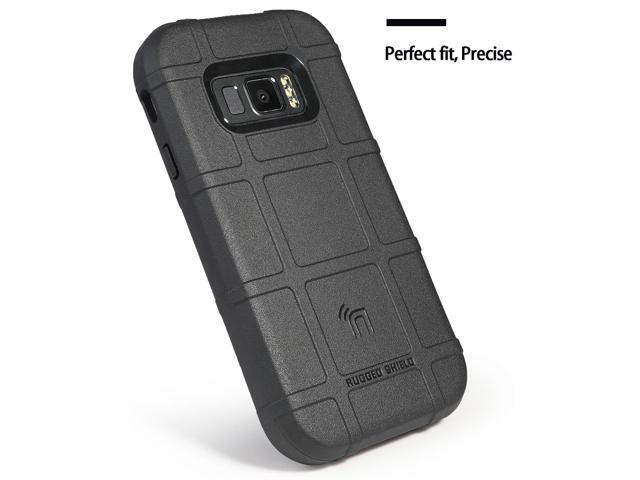 Black Tactical Matte Rugged Shield Case Cover for Samsung Galaxy XCover FieldPro