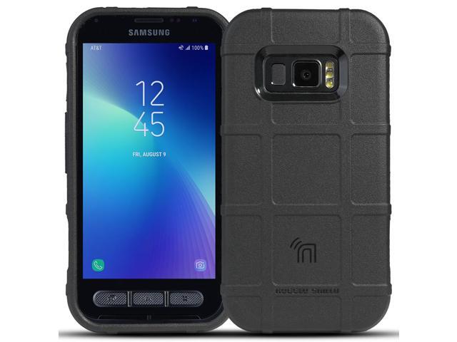 Black Tactical Matte Rugged Shield Case Cover for Samsung Galaxy XCover FieldPro