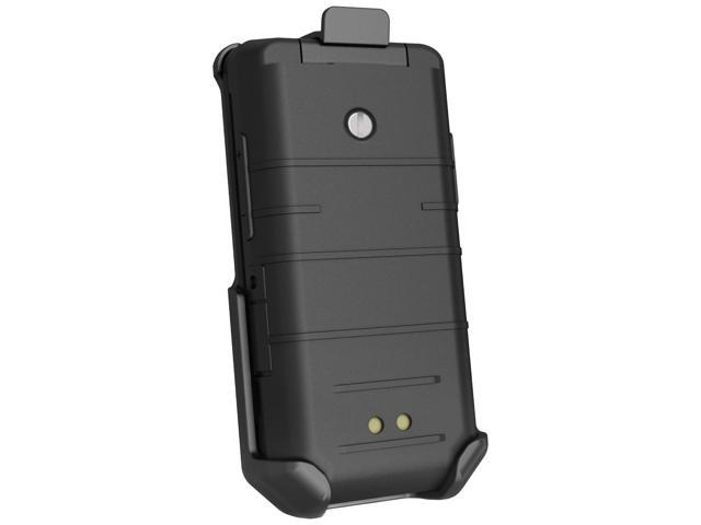 Black Rotating/Ratchet Belt Clip Holster Holder Case for CAT S22 Flip Phone