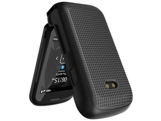 Black Grid Texture Slim Hard Shell Case Cover for Sonim XP3 Plus 4G (XP3900)