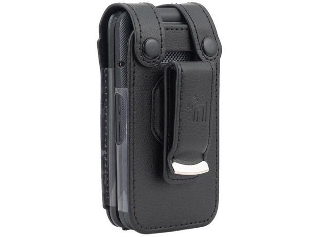 Black Case Belt Clip for Consumer Cellular Verve Snap Phone (Telstra Flip 4)