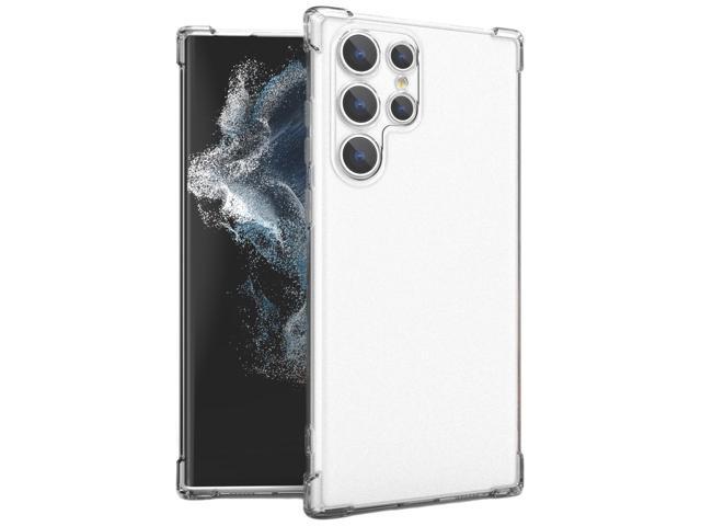 Clear Flex Skin TPU Case Phone Cover for Galaxy S22 Ultra (Camera Protection)