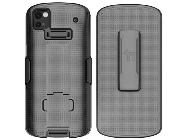 Black Hard Case Cover Stand Belt Clip Holster for Zebra TC53 TC58 Mobile Scanner
